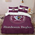 Housse De Couette Bordeaux Begles Rugby Club 03 Parure de lit Ensemble De Literie