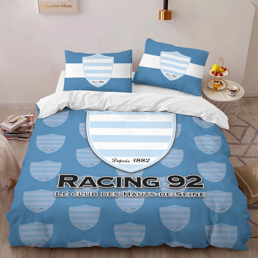 Housse De Couette Racing 92 Rugby Club 06 Parure de lit Ensemble De Literie