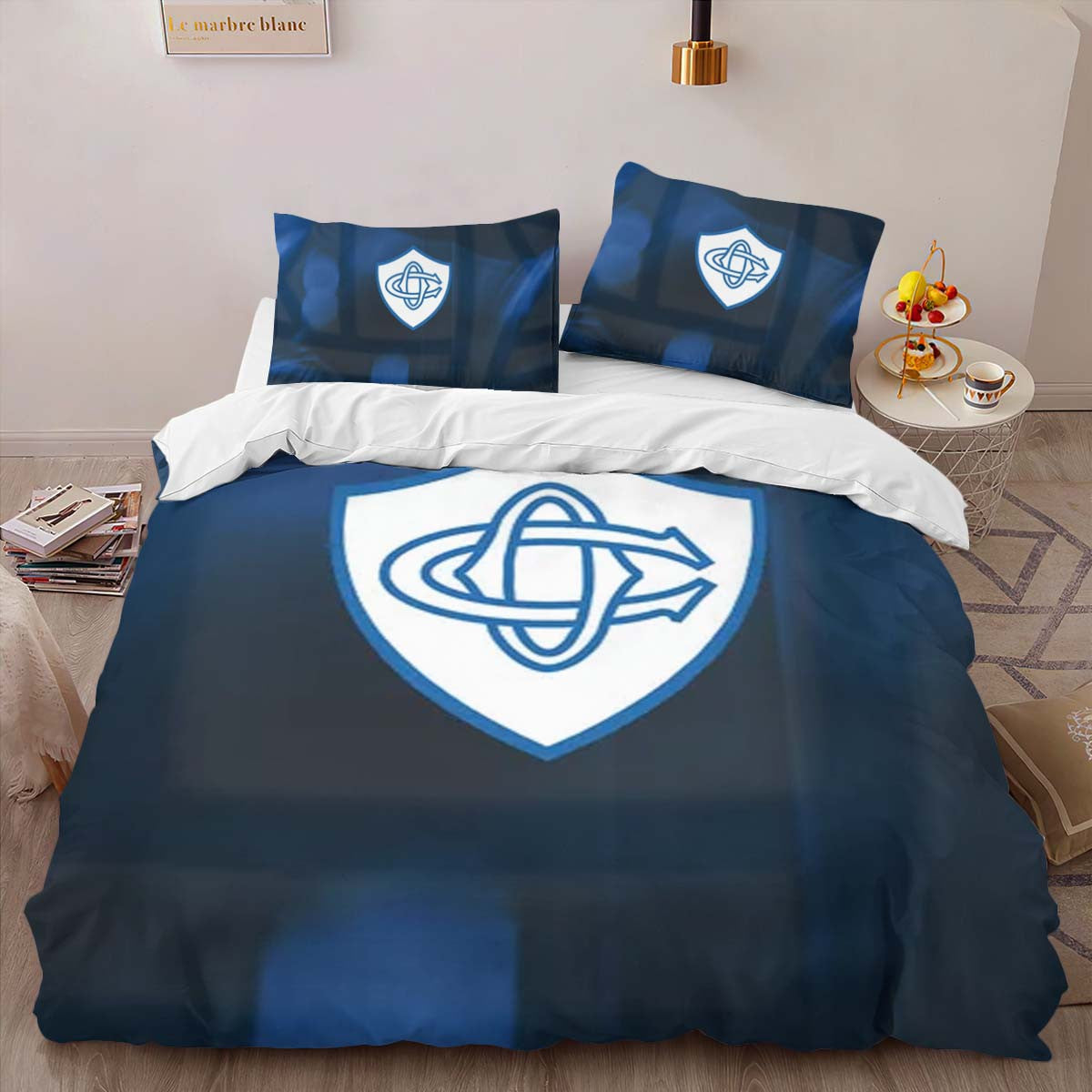 Housse De Couette Castres Olympique Rugby Club 06 Parure de lit Ensemble De Literie