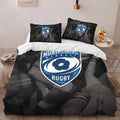 Housse De Couette MHR Montpellier HÃ©rault Rugby Club 03 Parure de lit Ensemble De Literie