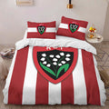 Housse De Couette RCT Toulonnais Rugby Club 15 Parure de lit Ensemble De Literie