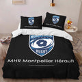 Housse De Couette MHR Montpellier HÃ©rault Rugby Club 06 Parure de lit Ensemble De Literie