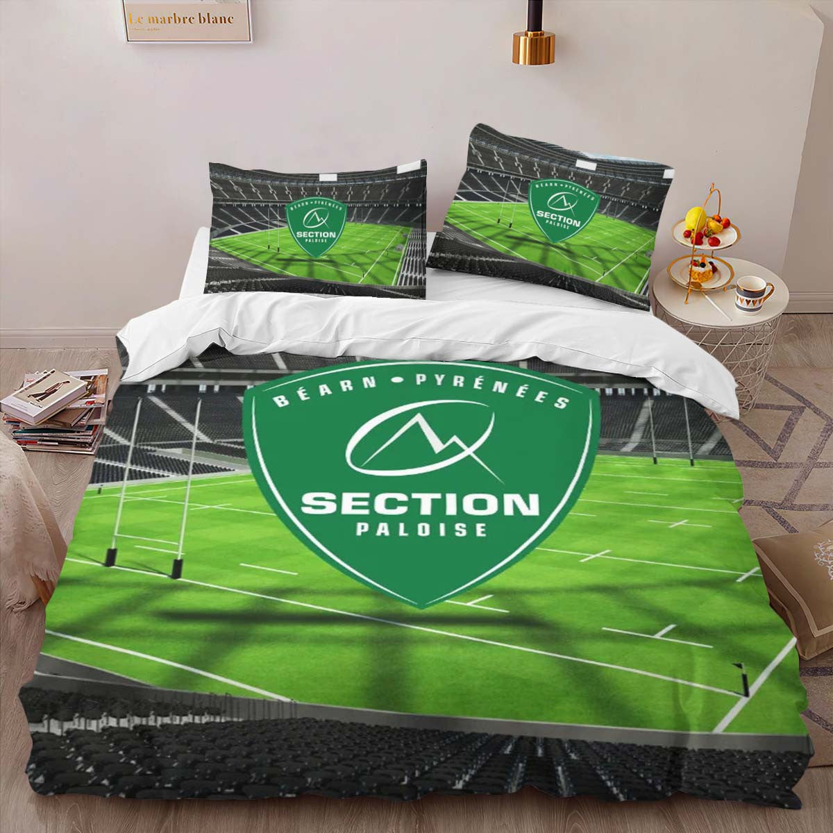 Housse De Couette Section Paloise Rugby Club 06 Parure de lit Ensemble De Literie