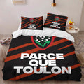 Housse De Couette RCT Toulonnais Rugby Club 02 Parure de lit Ensemble De Literie