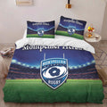 Housse De Couette MHR Montpellier HÃ©rault Rugby Club 14 Parure de lit Ensemble De Literie