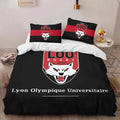 Housse De Couette Lou Lyon Olympique Universitaire Rugby Club 06 Parure de lit Ensemble De Literie