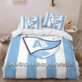 Housse De Couette Aviron Bayonnais Rugby Club 08 Parure de lit Ensemble De Literie