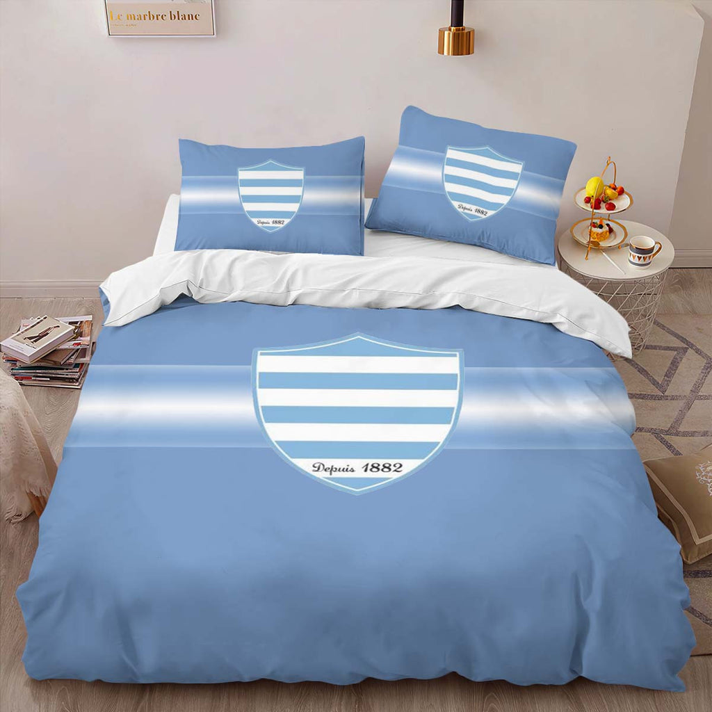 Housse De Couette Racing 92 Rugby Club 01 Parure de lit Ensemble De Literie