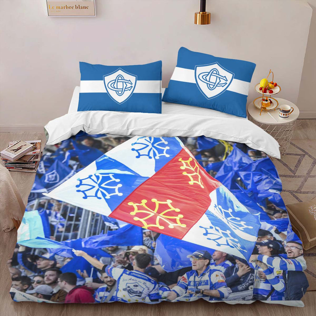 Housse De Couette Castres Olympique Rugby Club 01 Parure de lit Ensemble De Literie