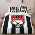 Housse De Couette Lou Lyon Olympique Universitaire Rugby Club 08 Parure de lit Ensemble De Literie
