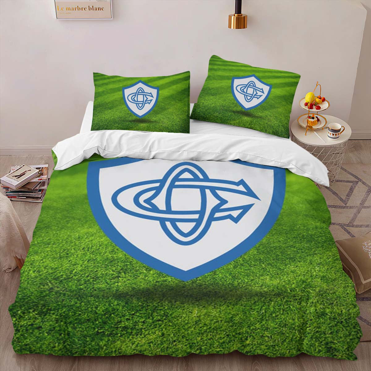 Housse De Couette Castres Olympique Rugby Club 04 Parure de lit Ensemble De Literie