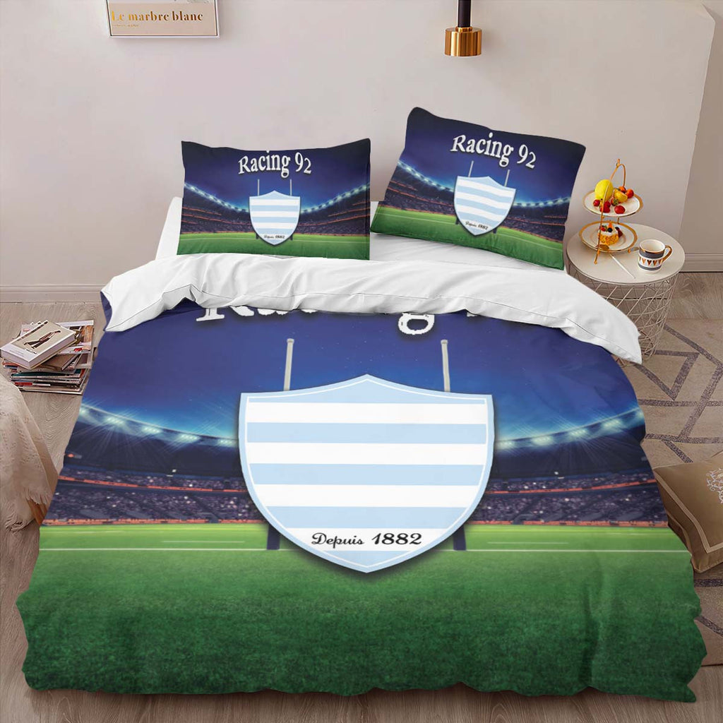 Housse De Couette Racing 92 Rugby Club 11 Parure de lit Ensemble De Literie