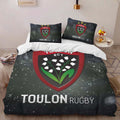 Housse De Couette RCT Toulonnais Rugby Club Parure de lit Ensemble De Literie