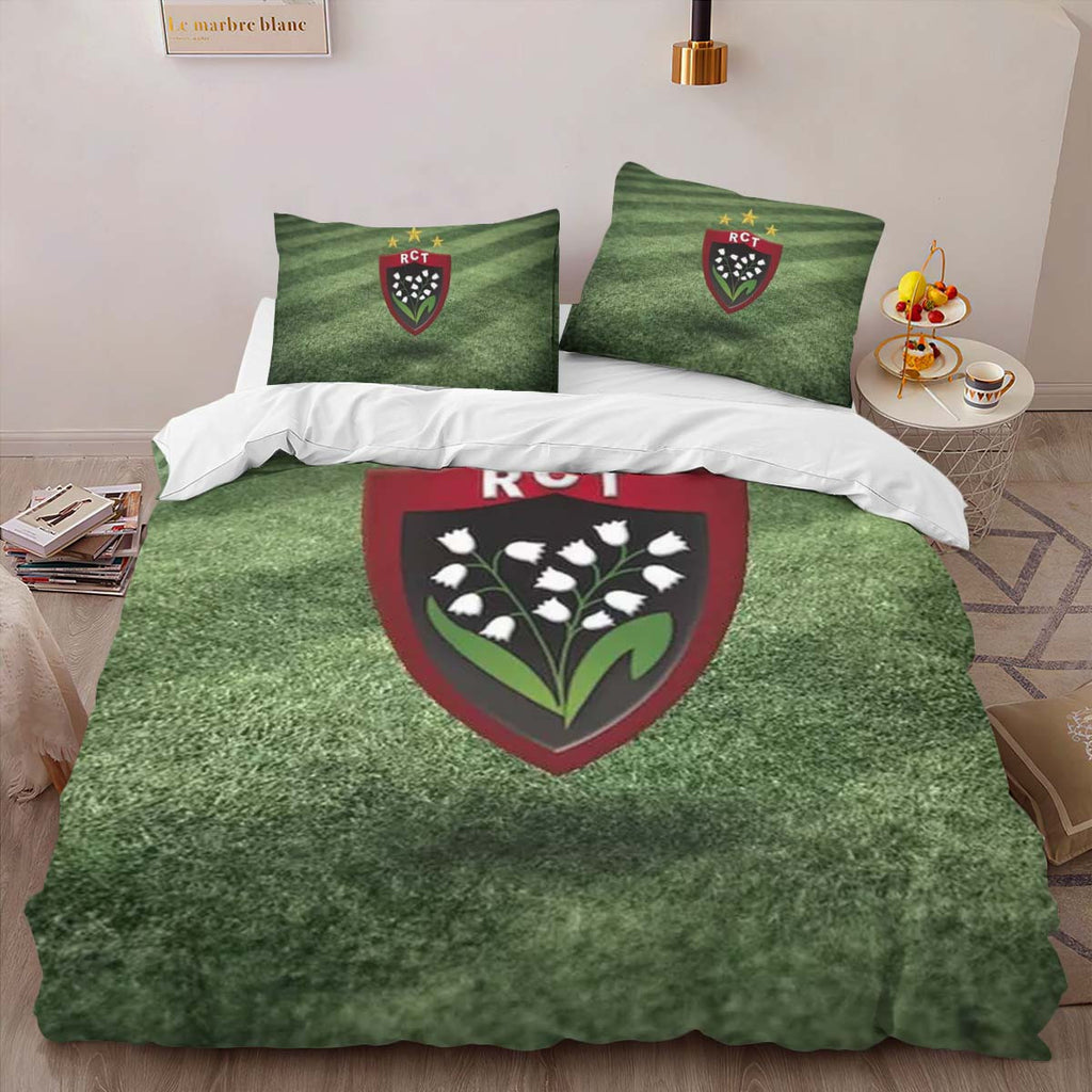 Housse De Couette RCT Toulonnais Rugby Club 03 Parure de lit Ensemble De Literie