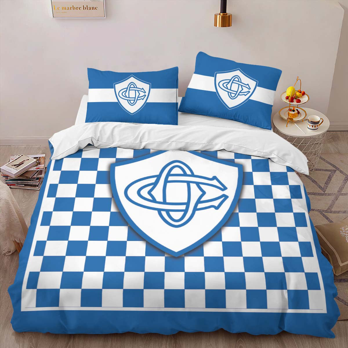 Housse De Couette Castres Olympique Rugby Club 13 Parure de lit Ensemble De Literie