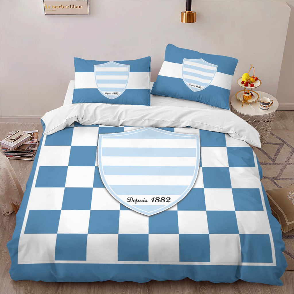 Housse De Couette Racing 92 Rugby Club 09 Parure de lit Ensemble De Literie