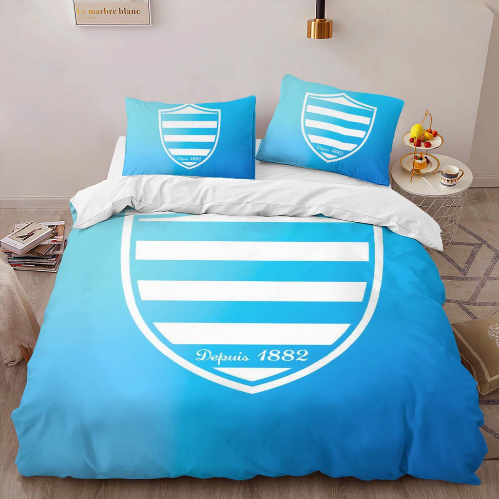 Housse De Couette Racing 92 Rugby Club 03 Parure de lit Ensemble De Literie