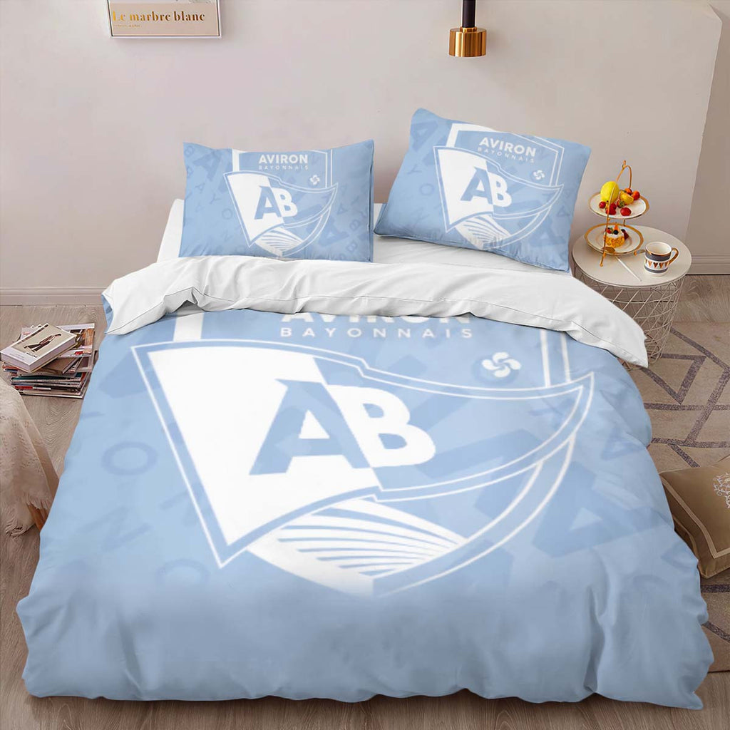 Housse De Couette Aviron Bayonnais Rugby Club 04 Parure de lit Ensemble De Literie