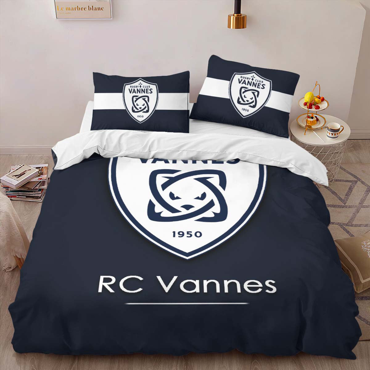 Housse De Couette Rugby Club Vannes Club 15 Parure de lit Ensemble De Literie