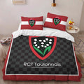 Housse De Couette RCT Toulonnais Rugby Club 19 Parure de lit Ensemble De Literie