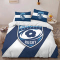 Housse De Couette MHR Montpellier HÃ©rault Rugby Club 07 Parure de lit Ensemble De Literie